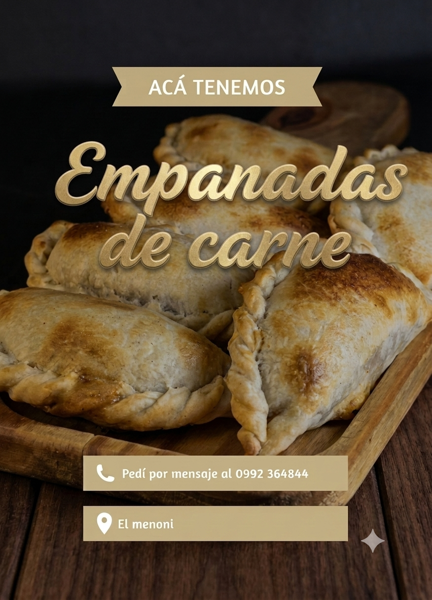 Empanadas de Carne – El Menoni
